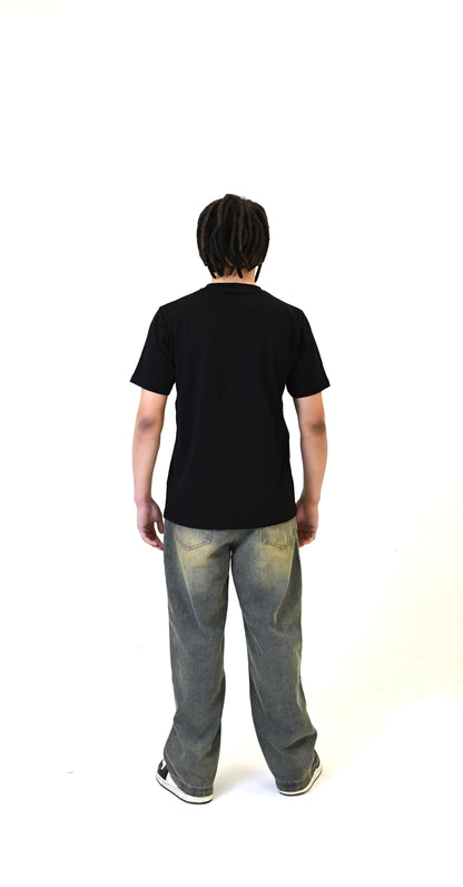 Black Abstract Tee